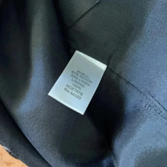 Banana Republic Linen Blend Zebra Pencil Skirt Size 4 - Picture 5 of 8